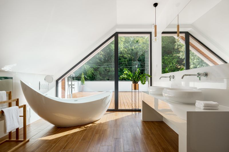 Modern Bathtub Installation